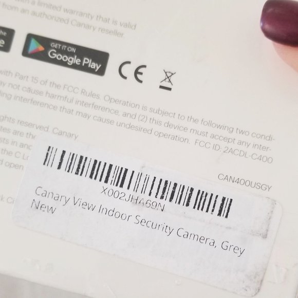 Canary View Indoor Home Smart Security Camera NIB - Picture 4 of 5